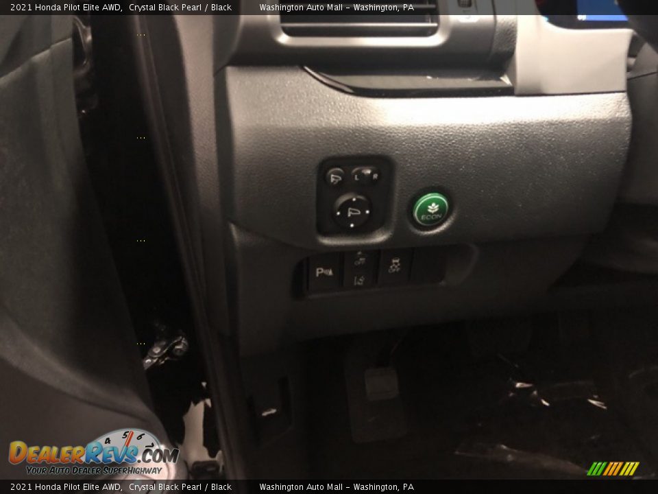 2021 Honda Pilot Elite AWD Crystal Black Pearl / Black Photo #9
