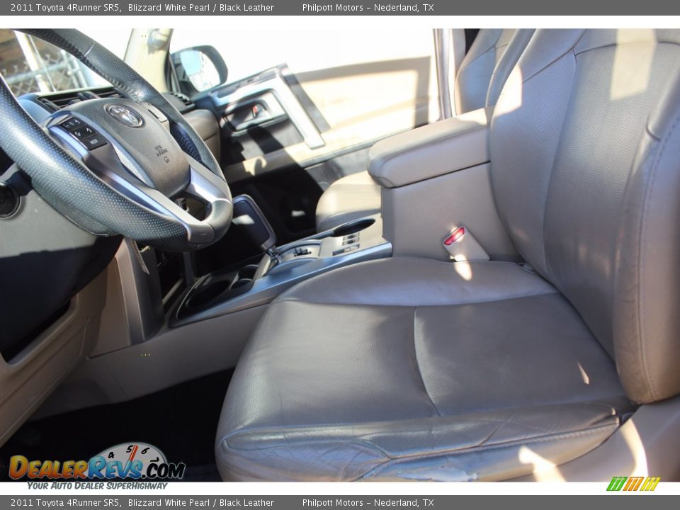 2011 Toyota 4Runner SR5 Blizzard White Pearl / Black Leather Photo #10