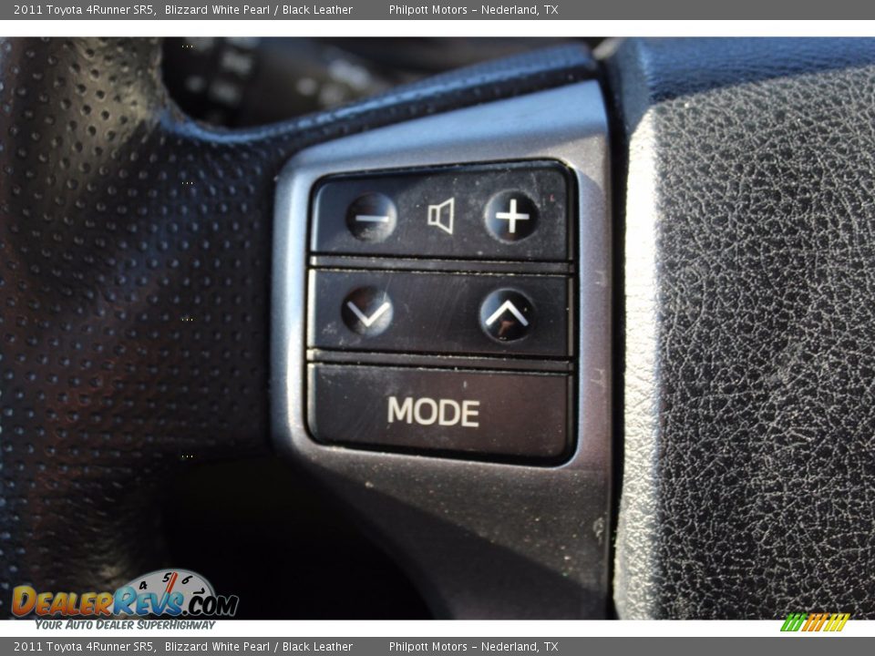 2011 Toyota 4Runner SR5 Blizzard White Pearl / Black Leather Photo #11