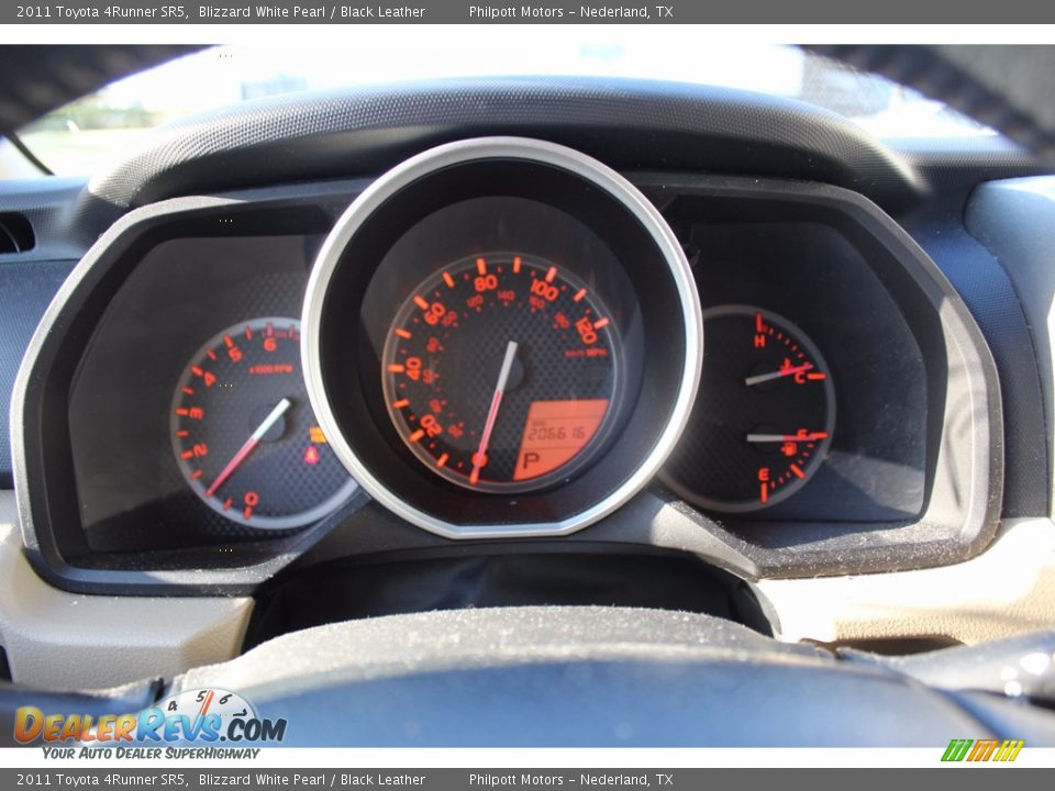 2011 Toyota 4Runner SR5 Blizzard White Pearl / Black Leather Photo #13