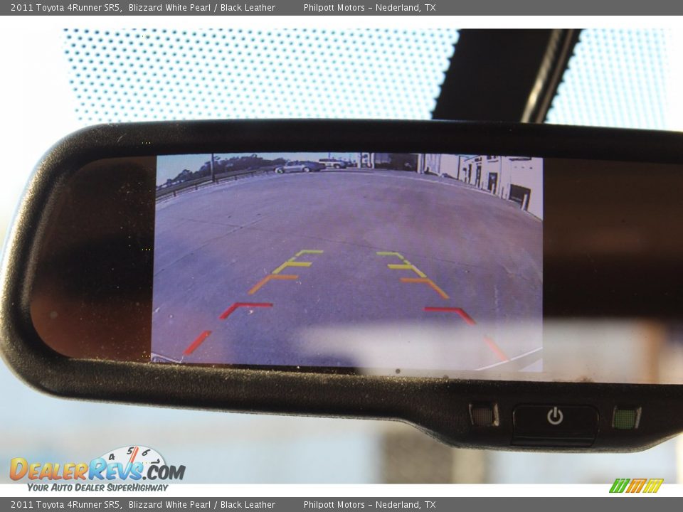 2011 Toyota 4Runner SR5 Blizzard White Pearl / Black Leather Photo #16