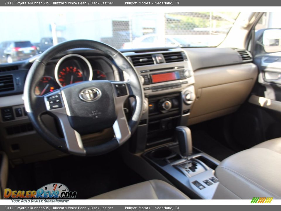 2011 Toyota 4Runner SR5 Blizzard White Pearl / Black Leather Photo #19
