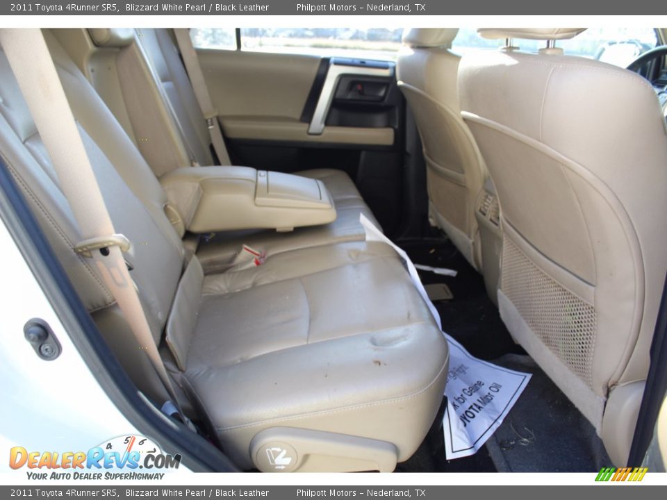 2011 Toyota 4Runner SR5 Blizzard White Pearl / Black Leather Photo #23