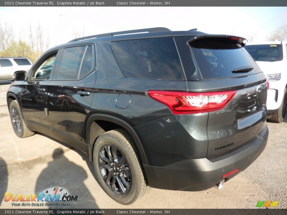 2021 Chevrolet Traverse RS Graphite Metallic / Jet Black Photo #5