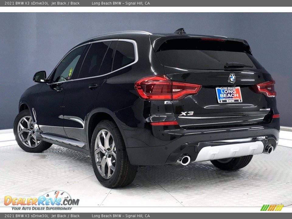 2021 BMW X3 sDrive30i Jet Black / Black Photo #3