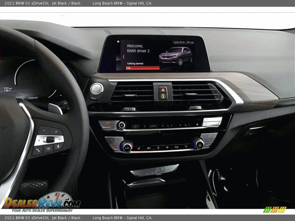 2021 BMW X3 sDrive30i Jet Black / Black Photo #6
