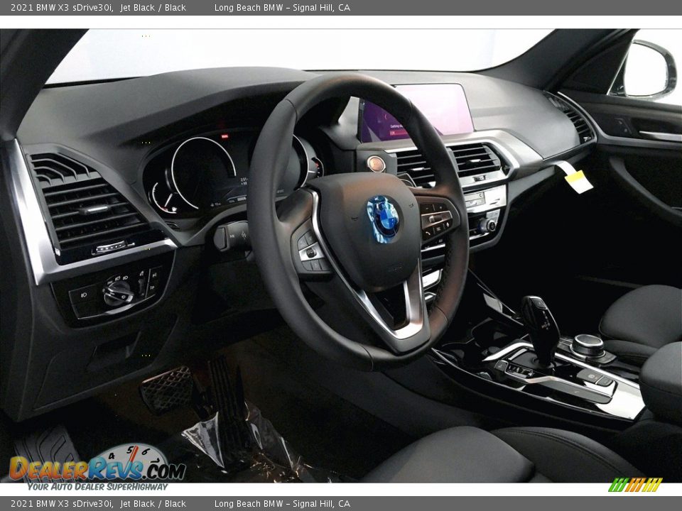 2021 BMW X3 sDrive30i Jet Black / Black Photo #7