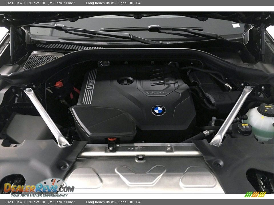 2021 BMW X3 sDrive30i Jet Black / Black Photo #10
