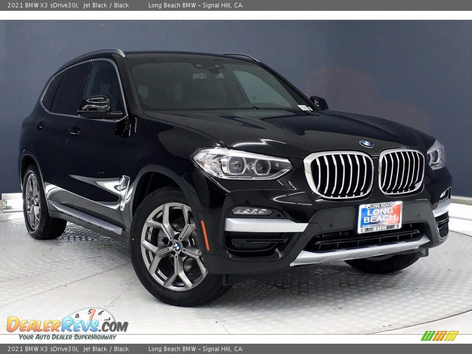 2021 BMW X3 sDrive30i Jet Black / Black Photo #19