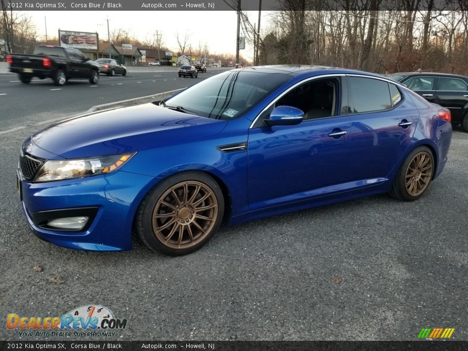 2012 Kia Optima SX Corsa Blue / Black Photo #5