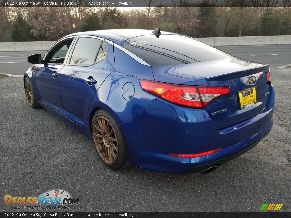 2012 Kia Optima SX Corsa Blue / Black Photo #7