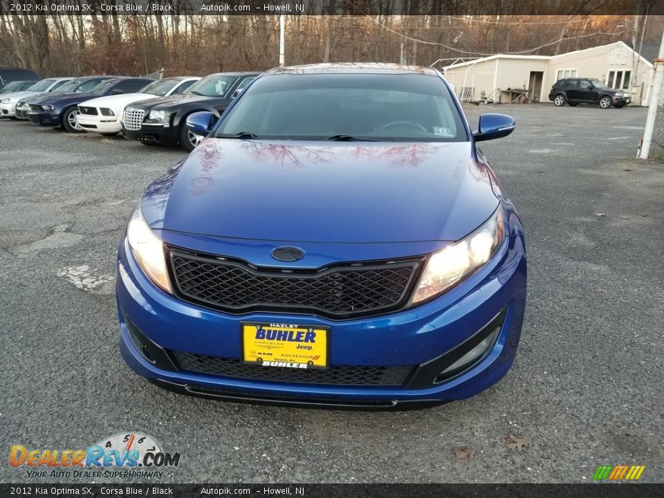 2012 Kia Optima SX Corsa Blue / Black Photo #8