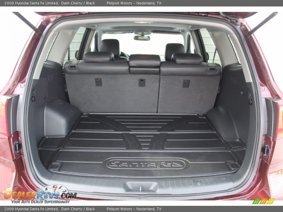 2009 Hyundai Santa Fe Limited Dark Cherry / Black Photo #22