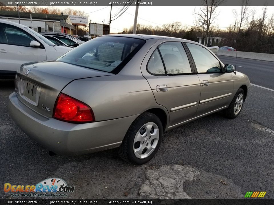 2006 Nissan Sentra 1.8 S Jaded Metallic / Taupe Beige Photo #3