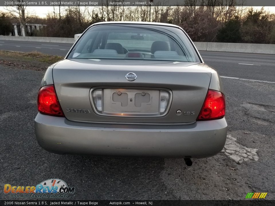 2006 Nissan Sentra 1.8 S Jaded Metallic / Taupe Beige Photo #4