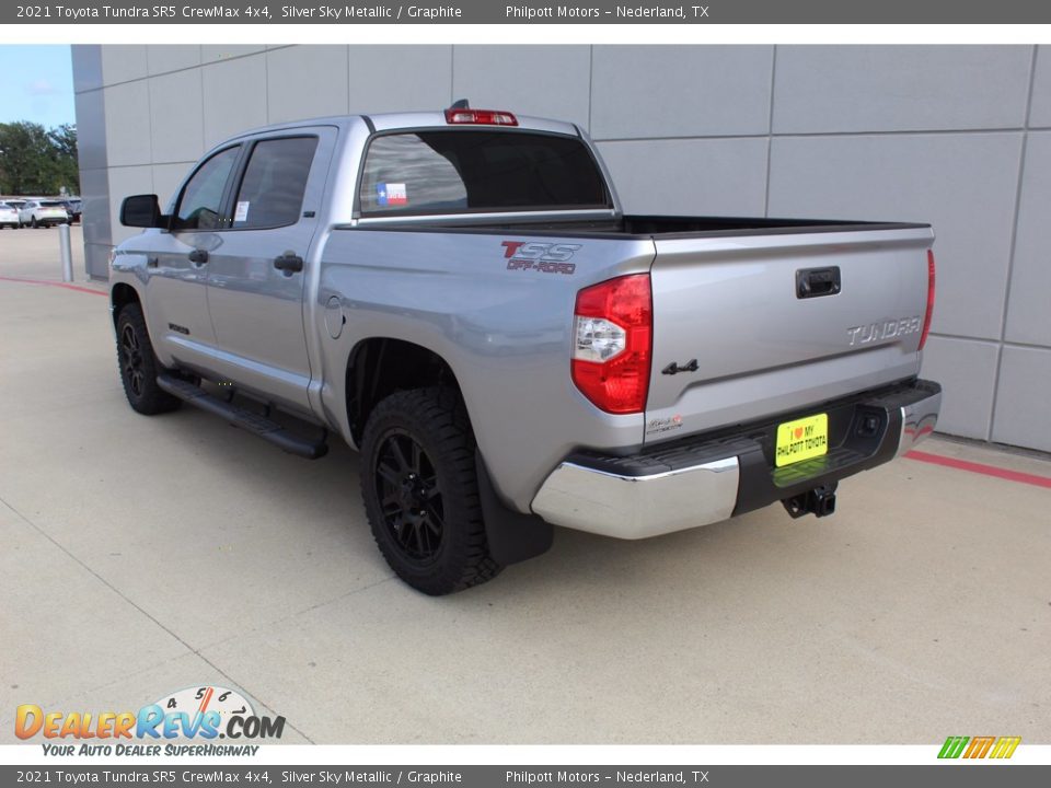 2021 Toyota Tundra SR5 CrewMax 4x4 Silver Sky Metallic / Graphite Photo #6
