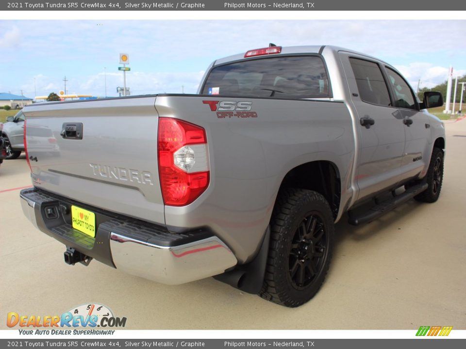 2021 Toyota Tundra SR5 CrewMax 4x4 Silver Sky Metallic / Graphite Photo #8