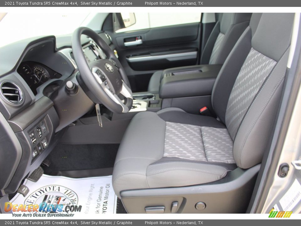2021 Toyota Tundra SR5 CrewMax 4x4 Silver Sky Metallic / Graphite Photo #10
