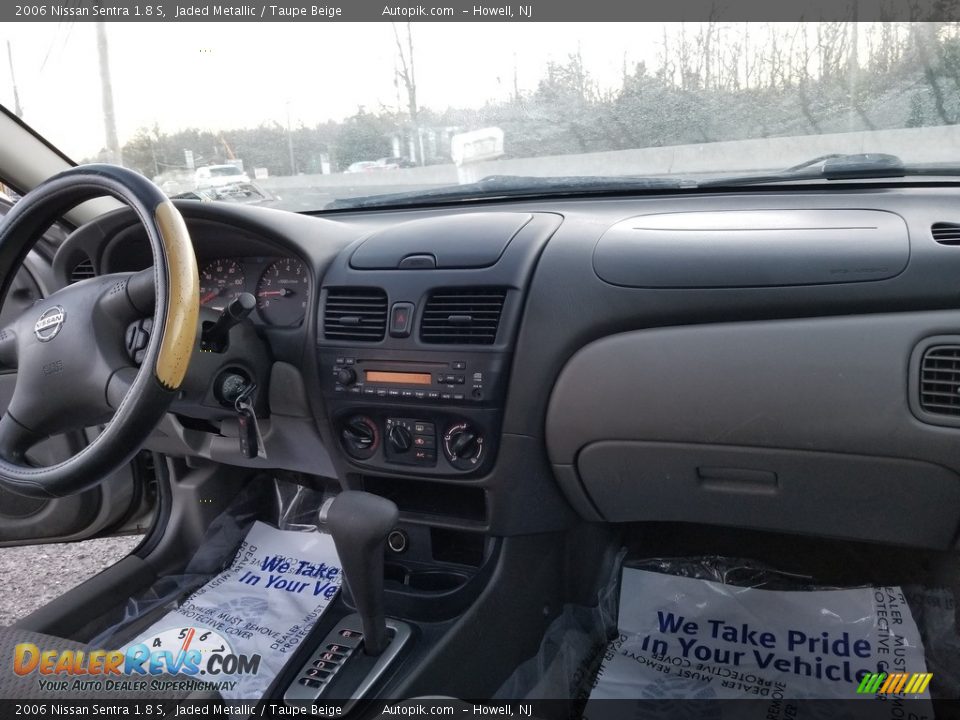 2006 Nissan Sentra 1.8 S Jaded Metallic / Taupe Beige Photo #13