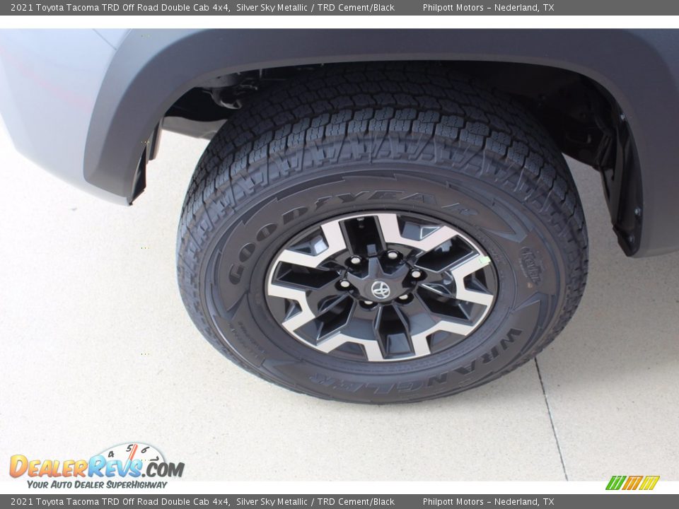 2021 Toyota Tacoma TRD Off Road Double Cab 4x4 Silver Sky Metallic / TRD Cement/Black Photo #5