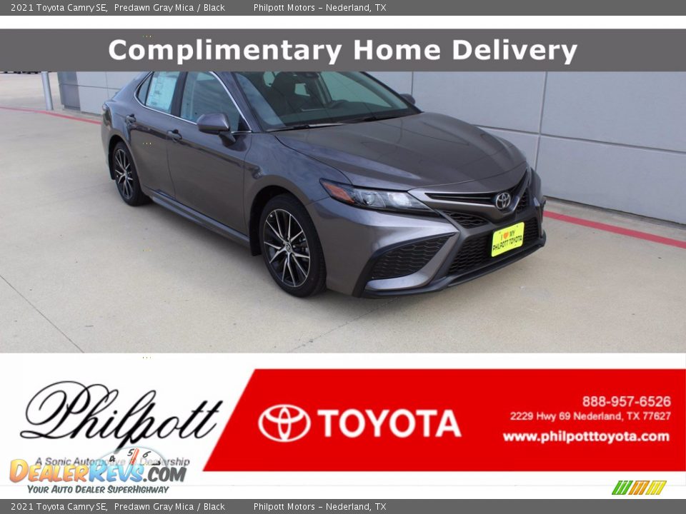 2021 Toyota Camry SE Predawn Gray Mica / Black Photo #1