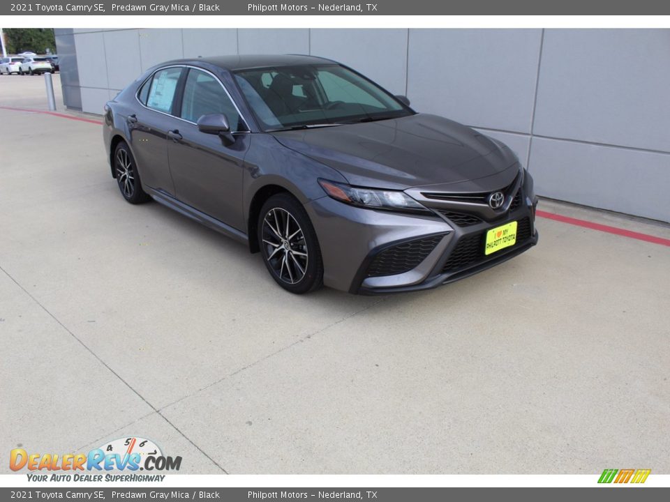 2021 Toyota Camry SE Predawn Gray Mica / Black Photo #2