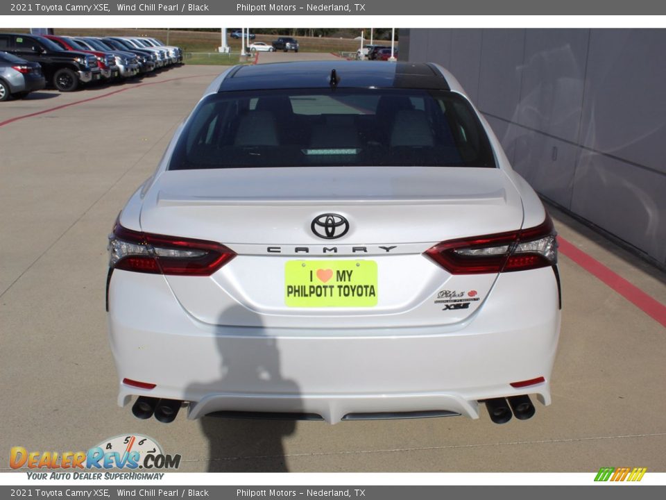 2021 Toyota Camry XSE Wind Chill Pearl / Black Photo #7