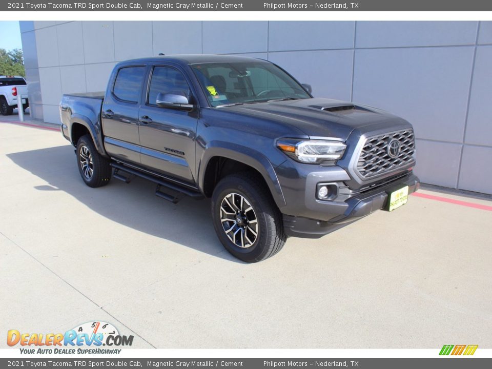 2021 Toyota Tacoma TRD Sport Double Cab Magnetic Gray Metallic / Cement Photo #2