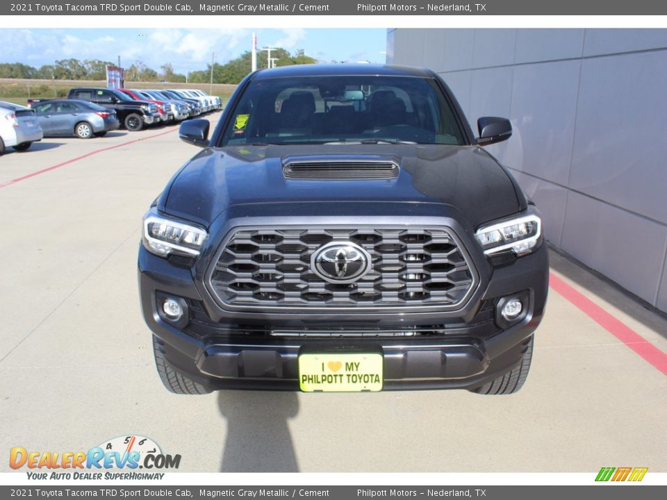 2021 Toyota Tacoma TRD Sport Double Cab Magnetic Gray Metallic / Cement Photo #3