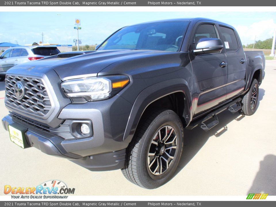 2021 Toyota Tacoma TRD Sport Double Cab Magnetic Gray Metallic / Cement Photo #4