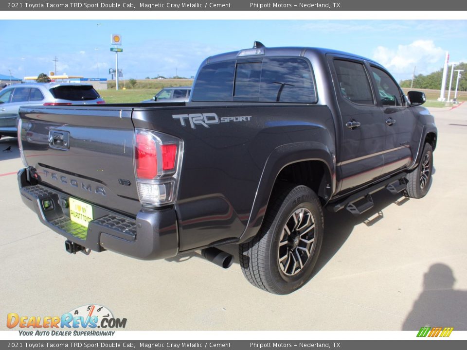 2021 Toyota Tacoma TRD Sport Double Cab Magnetic Gray Metallic / Cement Photo #8