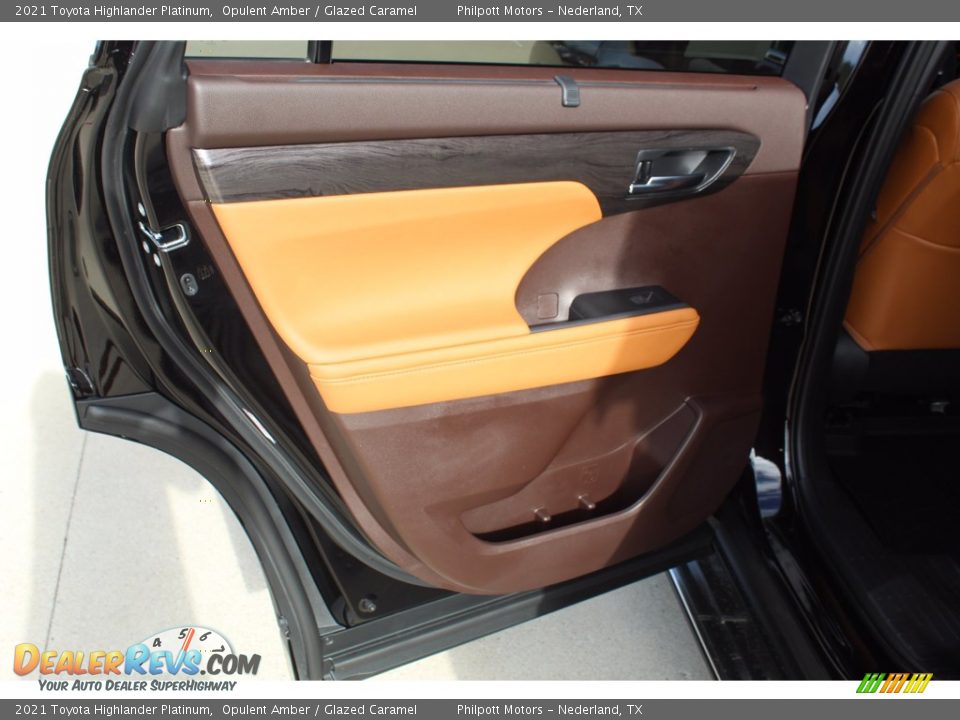 2021 Toyota Highlander Platinum Opulent Amber / Glazed Caramel Photo #18