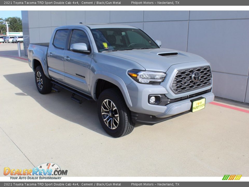 2021 Toyota Tacoma TRD Sport Double Cab 4x4 Cement / Black/Gun Metal Photo #2