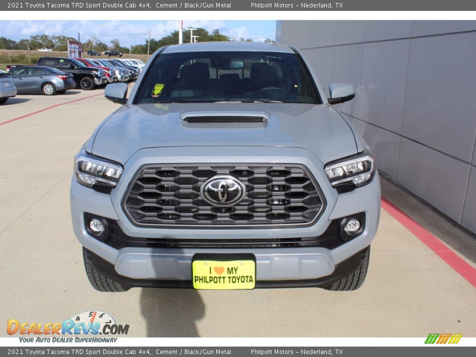 2021 Toyota Tacoma TRD Sport Double Cab 4x4 Cement / Black/Gun Metal Photo #3