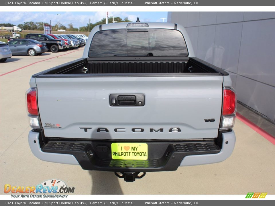 2021 Toyota Tacoma TRD Sport Double Cab 4x4 Cement / Black/Gun Metal Photo #7