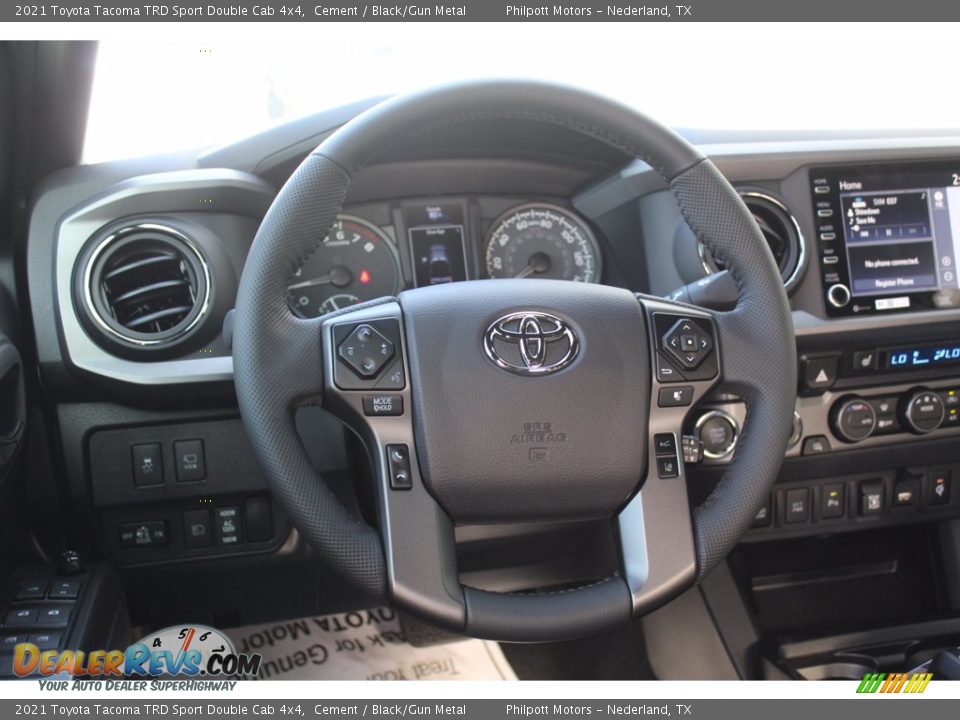 2021 Toyota Tacoma TRD Sport Double Cab 4x4 Cement / Black/Gun Metal Photo #22