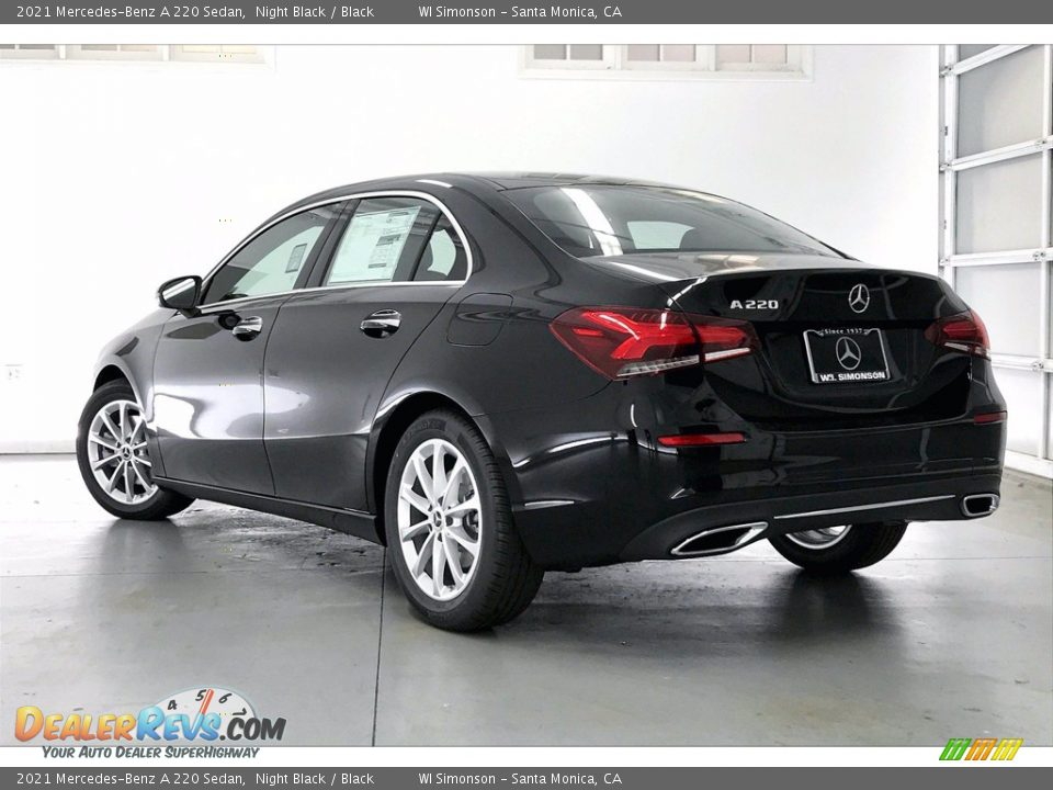 2021 Mercedes-Benz A 220 Sedan Night Black / Black Photo #2