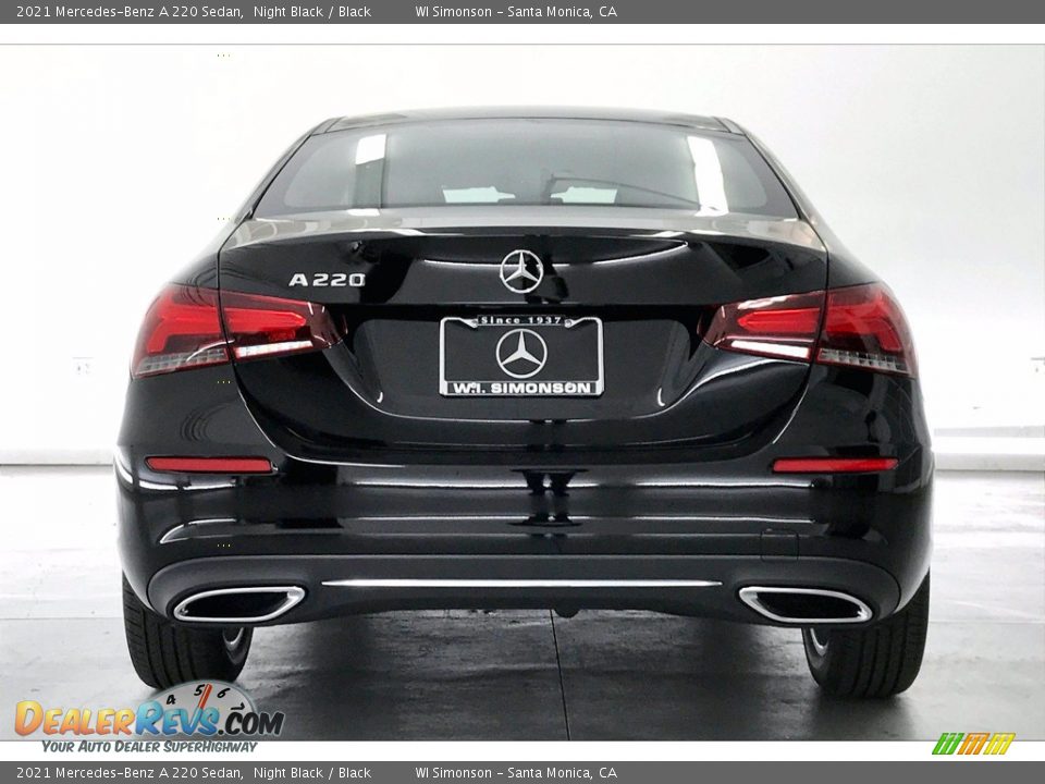 2021 Mercedes-Benz A 220 Sedan Night Black / Black Photo #3