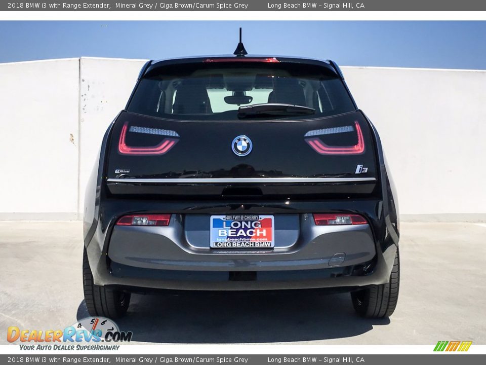 2018 BMW i3 with Range Extender Mineral Grey / Giga Brown/Carum Spice Grey Photo #4