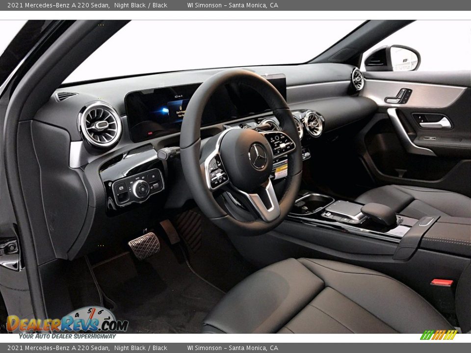 2021 Mercedes-Benz A 220 Sedan Night Black / Black Photo #4