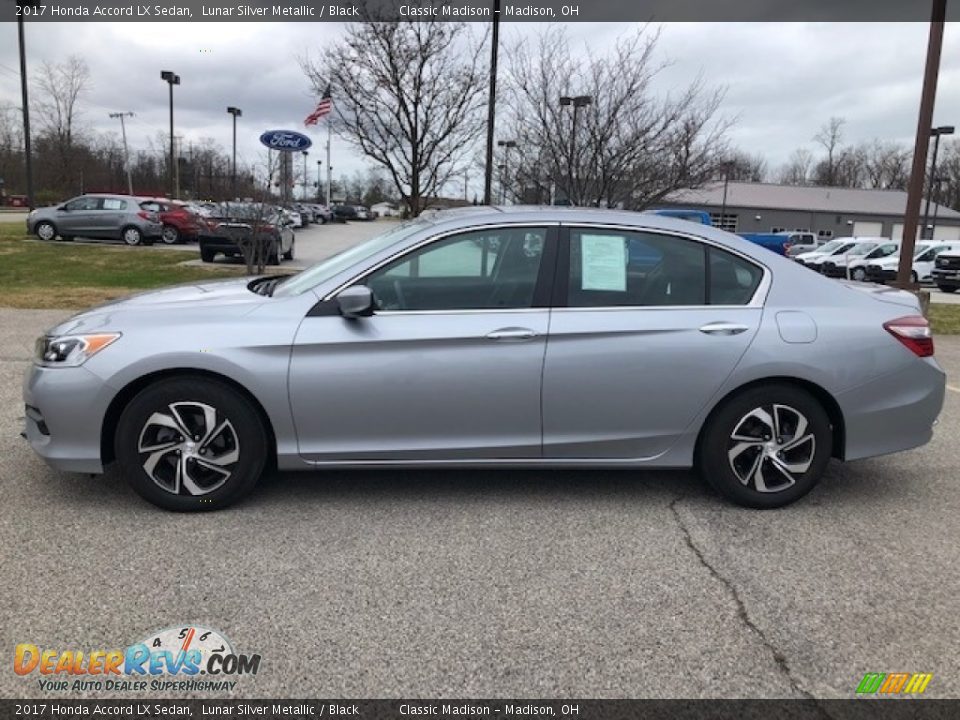 2017 Honda Accord LX Sedan Lunar Silver Metallic / Black Photo #6