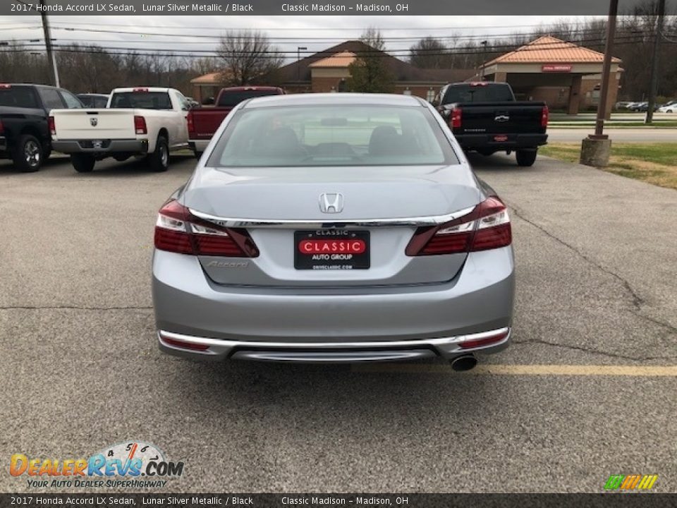 2017 Honda Accord LX Sedan Lunar Silver Metallic / Black Photo #7