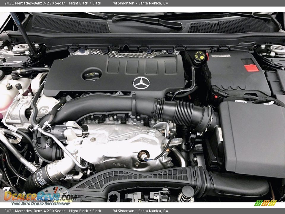 2021 Mercedes-Benz A 220 Sedan Night Black / Black Photo #8