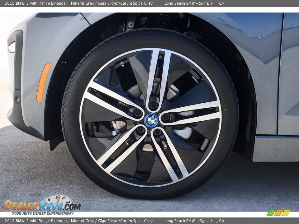 2018 BMW i3 with Range Extender Mineral Grey / Giga Brown/Carum Spice Grey Photo #9