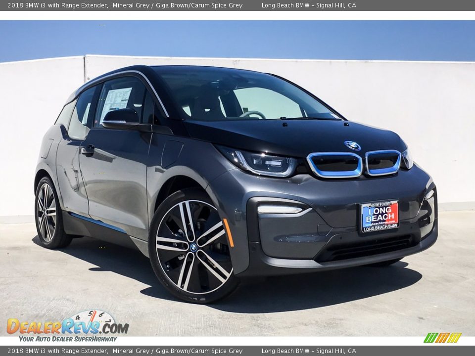 2018 BMW i3 with Range Extender Mineral Grey / Giga Brown/Carum Spice Grey Photo #11