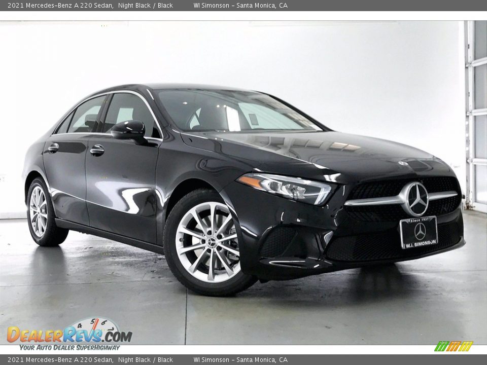 2021 Mercedes-Benz A 220 Sedan Night Black / Black Photo #12