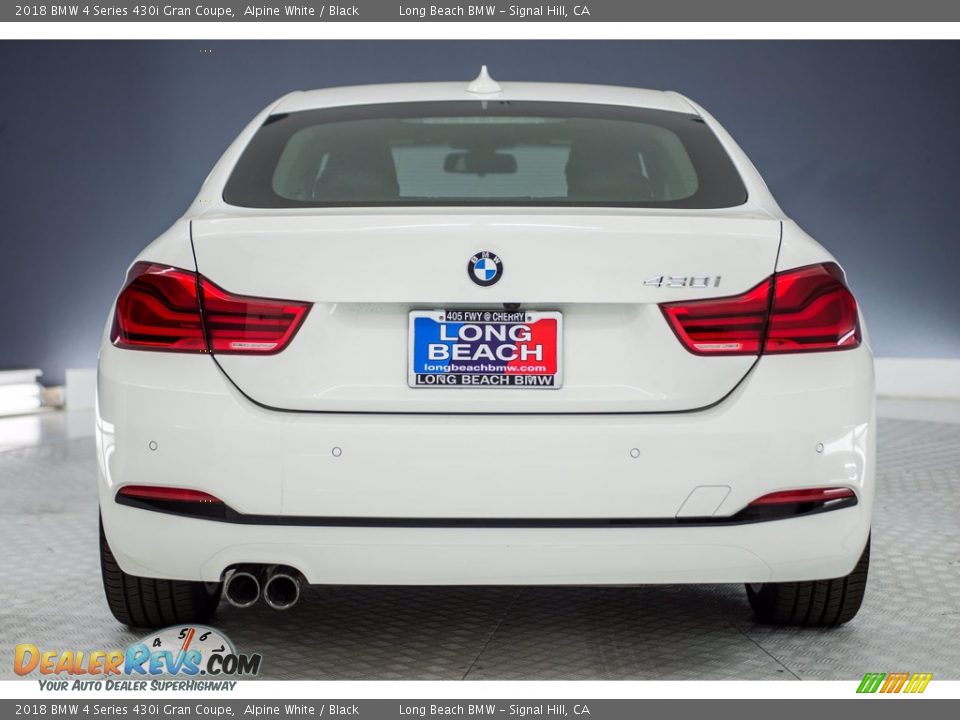 2018 BMW 4 Series 430i Gran Coupe Alpine White / Black Photo #3