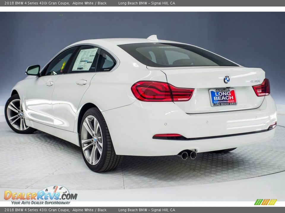 2018 BMW 4 Series 430i Gran Coupe Alpine White / Black Photo #4