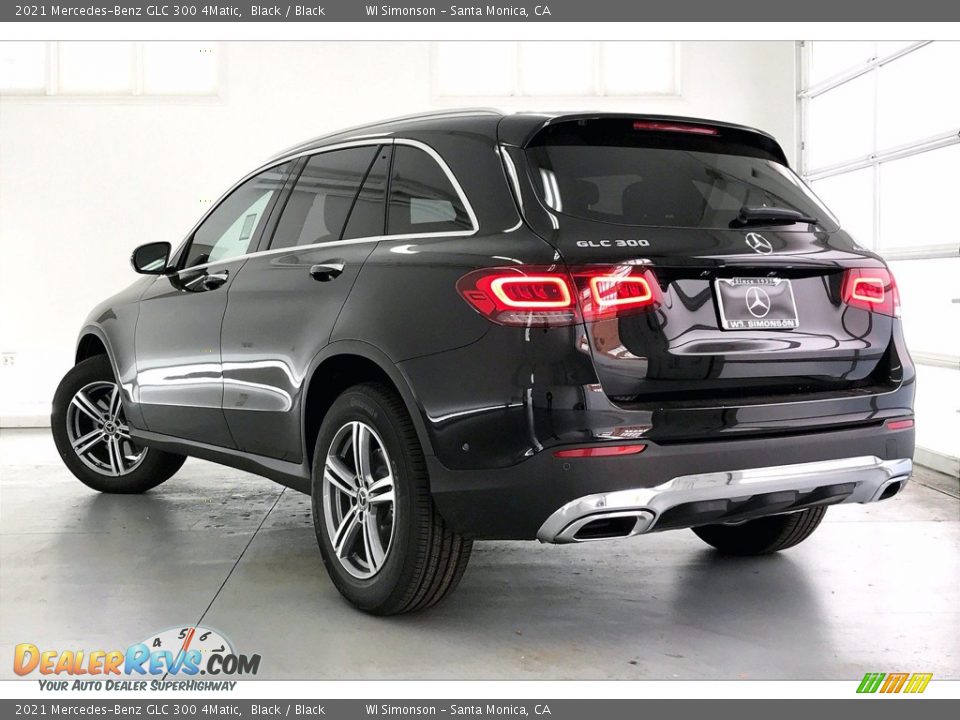 2021 Mercedes-Benz GLC 300 4Matic Black / Black Photo #2