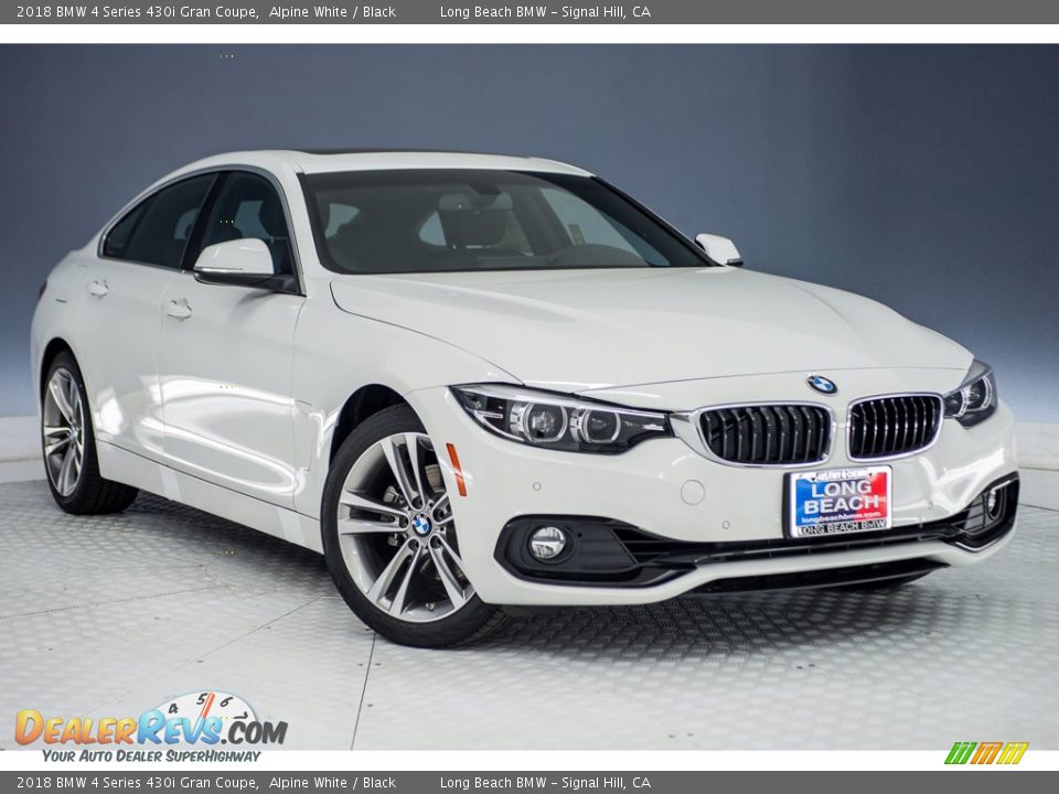 2018 BMW 4 Series 430i Gran Coupe Alpine White / Black Photo #11